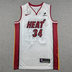 Miami Heat White #34 NBA Jersey-1380 Miami Heat White #34 NBA Jersey-1380