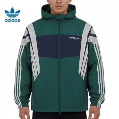 26-27 Adidas Green Thailand Trench Coats -1836 26-27 Adidas Green Thailand Trench Coats -1836