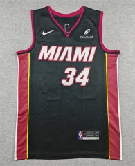 Miami Heat Black#34 NBA Jersey-1380 Miami Heat Black#34 NBA Jersey-1380