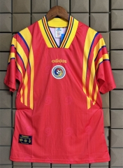 Retro Version 96 Romania Red Thailand Soccer Jersey AAA-9171 Retro Version 96 Romania Red Thailand Soccer Jersey AAA-9171