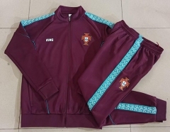 26-27 Portugal Red Thailand Soccer Jacket Uniform-815 26-27 Portugal Red Thailand Soccer Jacket Uniform-815