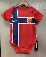 26-27 Norway Home Red Baby Soccer Uniform-CS 26-27 Norway Home Red Baby Soccer Uniform-CS