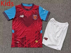 26-27 West Ham United Home Red Kids/Youth Soccer Uniform-7809 26-27 West Ham United Home Red Kids/Youth Soccer Uniform-7809