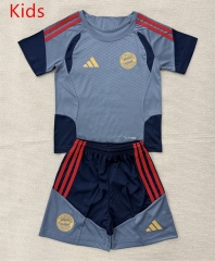 26-27 Bayern München Light Gray Training Kids/Youth Soccer Uniform-AY 26-27 Bayern München Light Gray Training Kids/Youth Soccer Uniform-AY