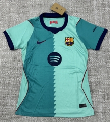 26-27 Barcelona 2nd Away Green Women Thailand Soccer Jersey AAA-4506 26-27 Barcelona 2nd Away Green Women Thailand Soccer Jersey AAA-4506