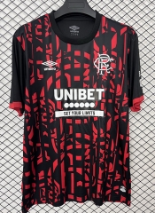 (S-4XL) 26-27 Rangers FC 2nd Away Red Thailand Soccer Jersey AAA-2044 (S-4XL) 26-27 Rangers FC 2nd Away Red Thailand Soccer Jersey AAA-2044
