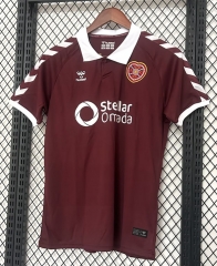 (S-4XL) 26-27 Heart of Midlothian FC Home Red Thailand Soccer Jersey AAA-9663