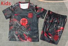 26-27 Barcelona Special Version Red Dragon Kids/Youth Soccer Uniform-9484 26-27 Barcelona Special Version Red Dragon Kids/Youth Soccer Uniform-9484