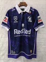 (S-7XL) 2026 Melbourne Purple Thailand Rugby Shirt