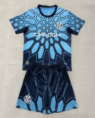 26-27 Olympique de Marseille Blue Goalkeeper Soccer Uniform-AY