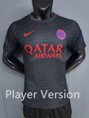 (S-3XL)26-27 Player Version PSG Black Thailand Training Soccer Jersey-9926 (S-3XL)26-27 Player Version PSG Black Thailand Training Soccer Jersey-9926