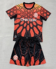 26-27 Olympique de Marseille Orange Goalkeeper Soccer Uniform-AY