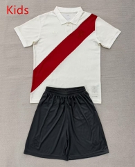 125 Anniversary Commemorate Version River Plate White Kids/Youth Soccer Uniform-AY