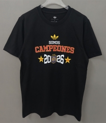 26-27 Spain Black T-Shirt-LH