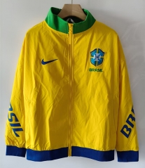 25-26 Brazil Yellow Single-Sided Thailand Trench Coats-0255