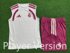 26-27 Player Version Real Madrid White Thailand Soccer Vest  Uniform-9926