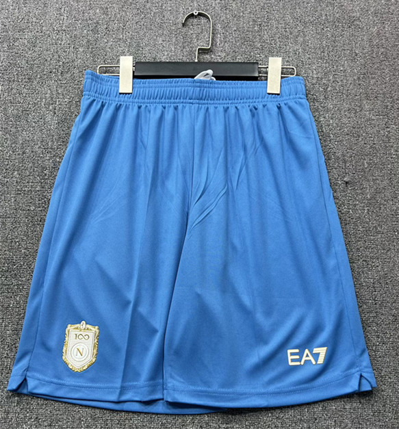 26-27 Napoli Home Blue Thailand Soccer Shorts
