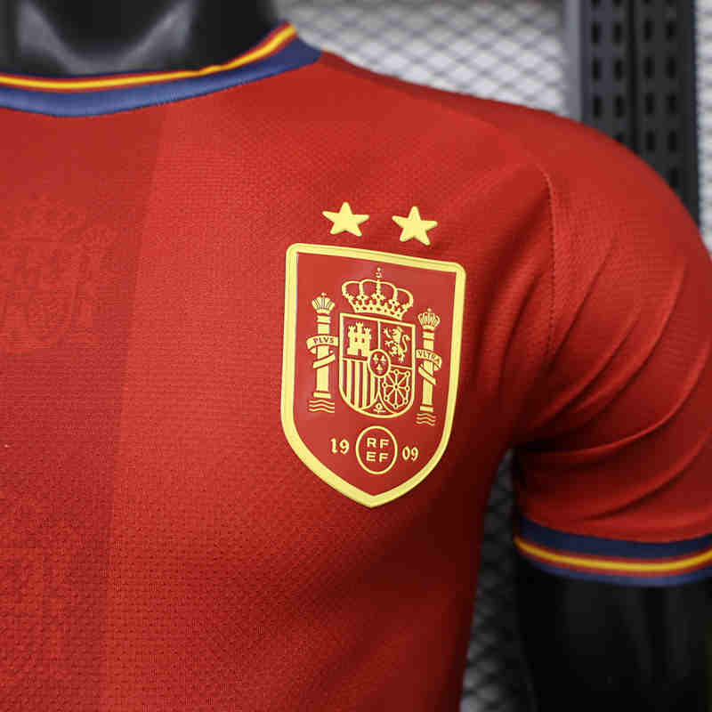 Player Special Version 26-27 Spain Red Thailand Soccer Jersey AAA-888