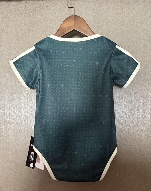 26-27 Real Madrid Away Green Baby Soccer Uniform-7411