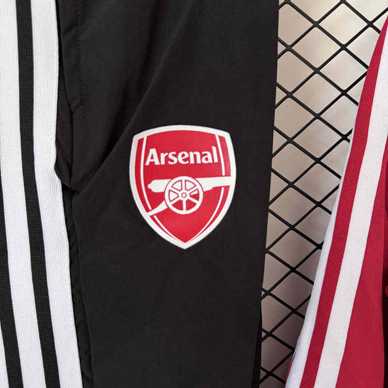 26-27 Arsenal Red Trench Coats Suit-2315