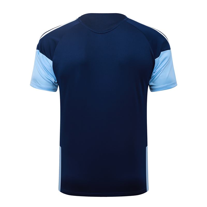 26-27 Ajax Royal Blue Short-sleeve Soccer Tracksuit Uniform-815