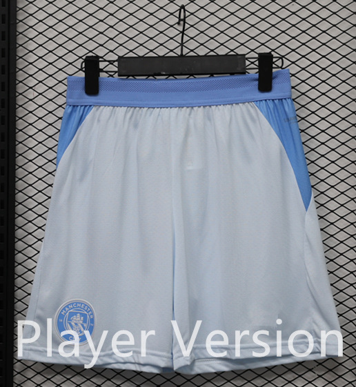 Player Version 26-27 Manchester City Home White Thailand Soccer Shorts-888