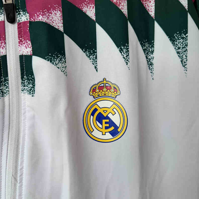 26-27 Real Madrid White Trench Coats Suit-2315