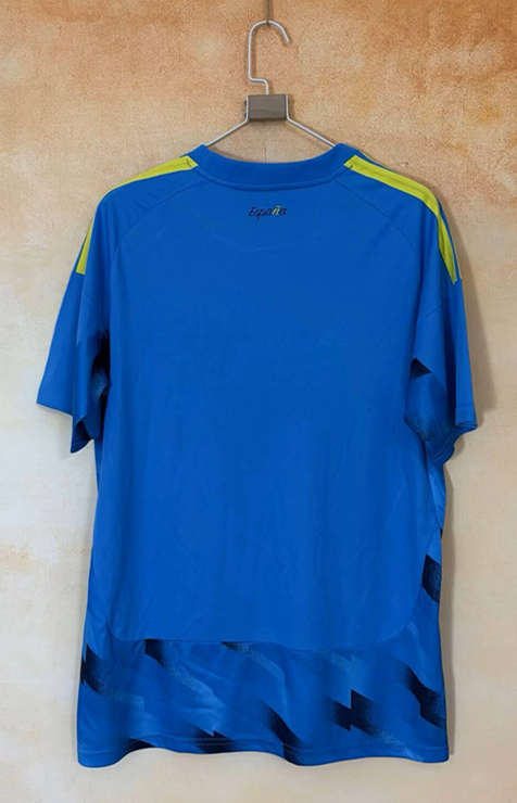 (S-4XL)26-27 (2 Star) Spain Blue Goalkeeper Thailand Soccer Jersey-2483