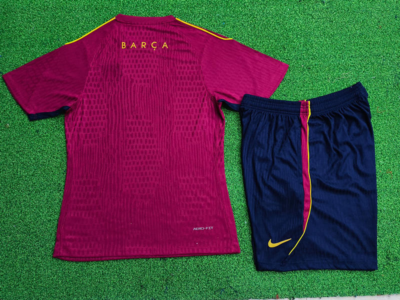(S-3XL)26-27 Barcelona Red Thailand Soccer Training Uniform-9926