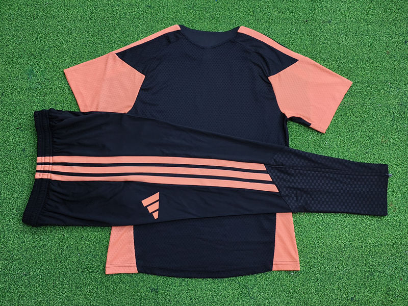 (S-3XL)26-27 Arsenal Black (Long Pant) Thailand Training Soccer Uniform