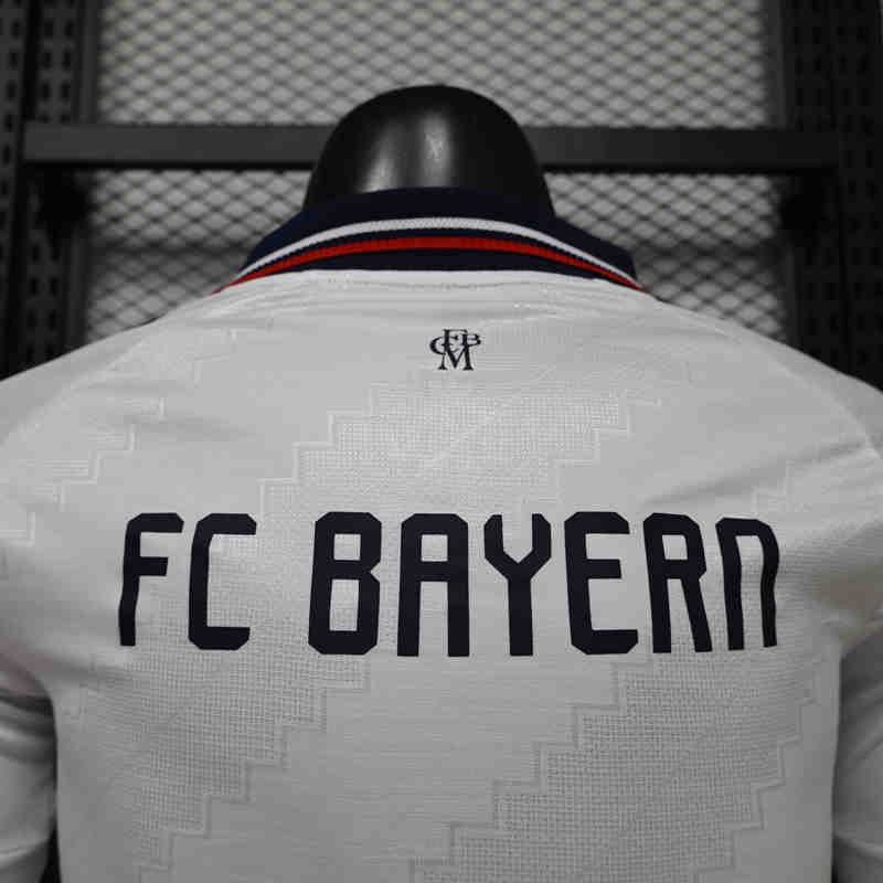 (S-3XL) Player Version 26-27 Bayern München Away White LS Thailand Soccer Jersey AAA-888