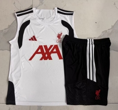 26-27 Liverpool WhiteThailand Vest Soccer Tracksuit-815