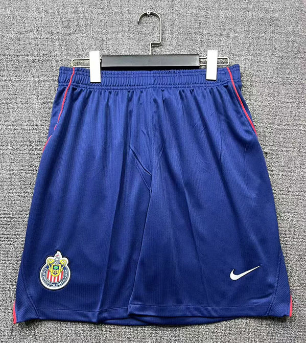 26-27 Deportivo Guadalajara Home Blue Thailand Soccer Shorts
