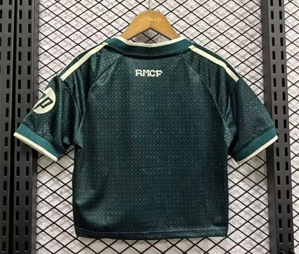 26-27 Real Madrid Away Green Women Midriff-baring Cheerleader Uniform-7411