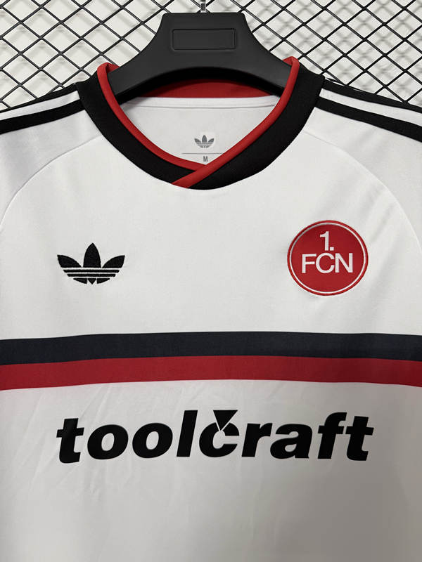 (S-4XL) 26-27 FC Nürnberg Away White Thailand Soccer Jersey AAA-2044