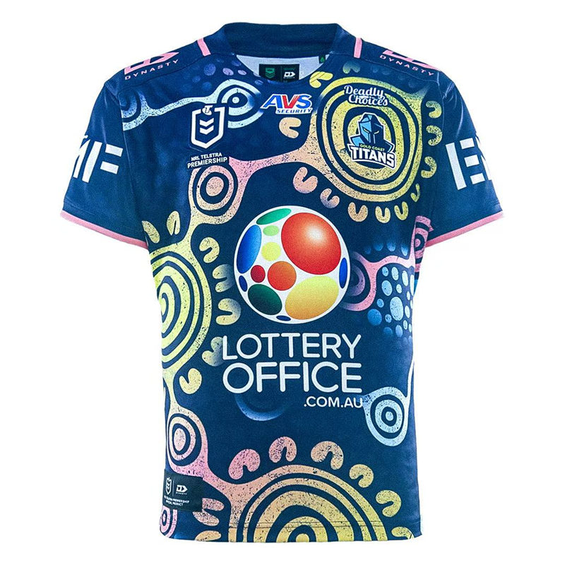 (S-7XL)2026 Titans Blue Thailand Rugby Shirt