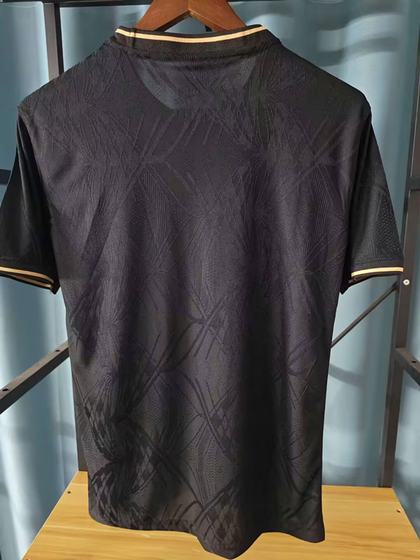 (S-4XL) 26-27 Corinthians Black Thailand Soccer Training Jersey-7358
