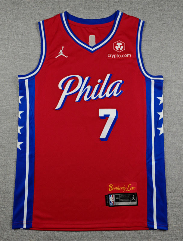 Philadelphia 76ers #23 Red NBA Jersey-1380
