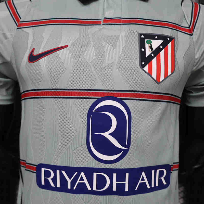 Player Version 26-27 Club Atlético Madrid 2nd Away Gray Thailand Soccer Jersey AAA-888