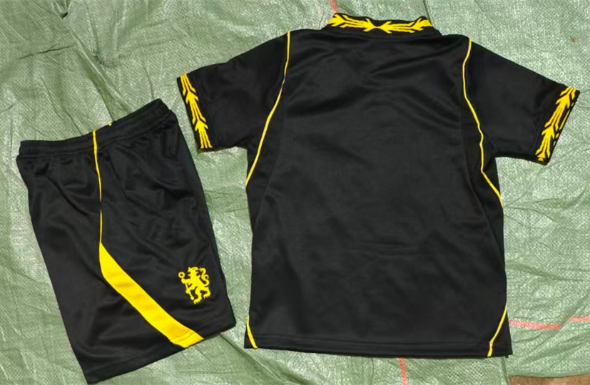 26-27 Chelsea Away Black Soccer Uniform-9484