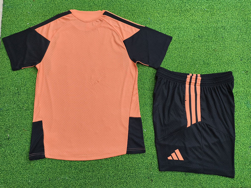 (S-3XL)26-27 Arsenal Orange Thailand Training Soccer Uniform