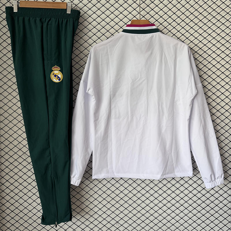 26-27 Real Madrid White Trench Coats Suit-2315