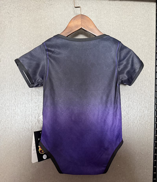 26-27 Barcelona Purple Baby Soccer Uniform-7411