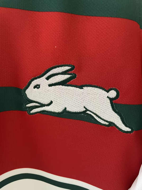(S-7XL) 2026 South Sydney Rabbitohs White&Red Thailand Rugby Shirt
