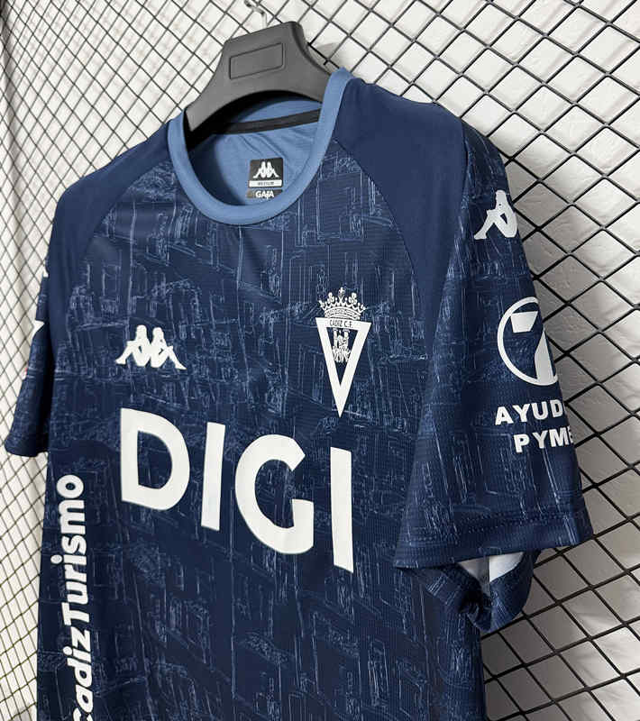 (S-4XL) 26-27 Cádiz CF Away Cyan Thailand Training Soccer Jersey AAA-2044