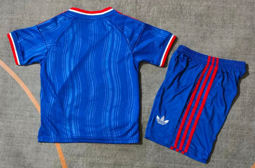 26-27 Manchester United Away Blue Kids/Youth Soccer Uniform-9484