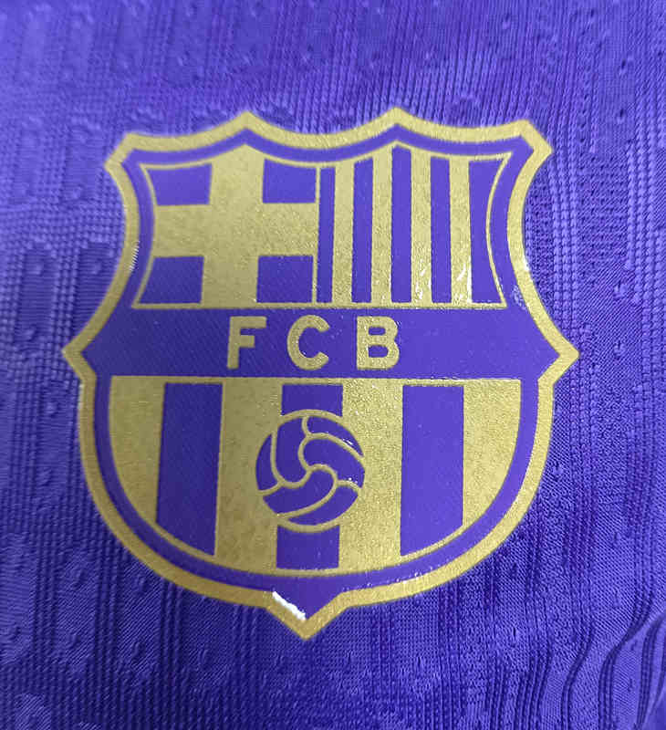 Player Version Pre-Match 26-27 Barcelona Purple Thailand Soccer Jersey AAA-0871