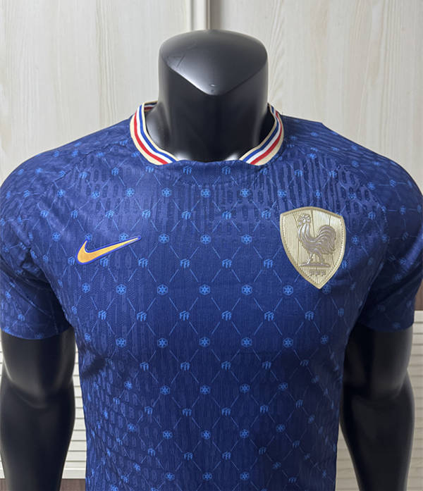 Player Version 26-27 France Blue Thailand Soccer Jersey-4691