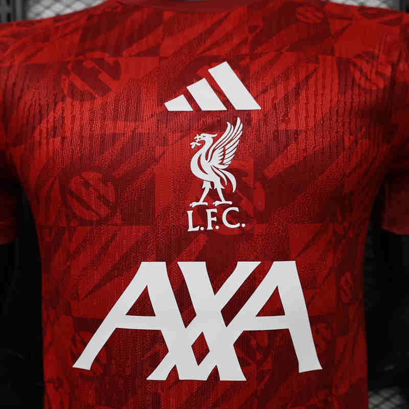 26-27 Player Pre-Match Version 26-27 Liverpool Red Thailand Soccer Jersey AAA-888