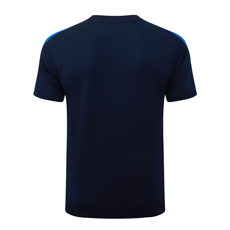 25-26 Inter Milan Cyan Short-sleeved Thailand Soccer Tracksuit-815